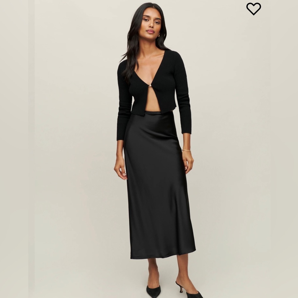 Reformation Layla Silk Skirt - size 6